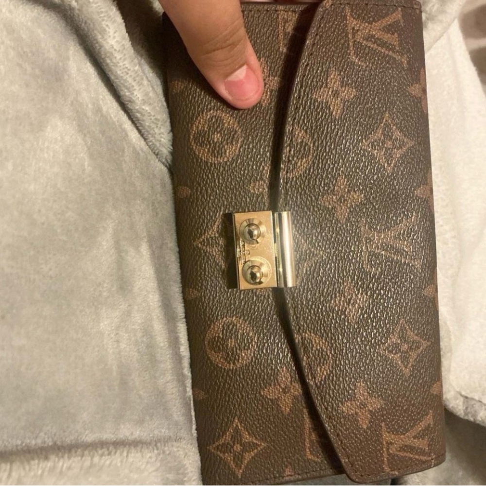 Louis Vuitton Brown Monogram Clutch Wallet